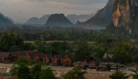 Begin your visa-prepared day with Laos’ tranquil ambiance